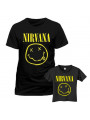 Nirvana pappaer's t-skjort & (sma)barn t-skjort Smiley