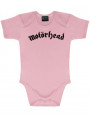 Motörhead babybodyer Baby Rocker Logo rosa – metal babybodyers