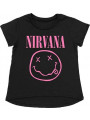 Nirvana Toddler t-skjort Smiley rosa