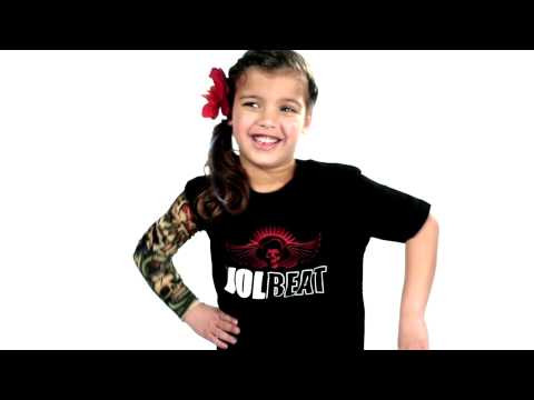 Volbeat (sma)barn t-skjort - Skullwing