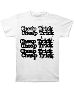 Cheap Trick (sma)barn t-skjort - Stacked Logo hvit