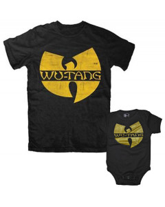 Matchende rockesett Wu-Tang Clan pappaer's t-skjort & Wu-Tang Clan babybodyer Baby