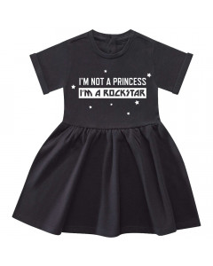 I'm not a princess I'm a rockstar kjole