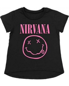 Nirvana Toddler t-skjort Smiley rosa